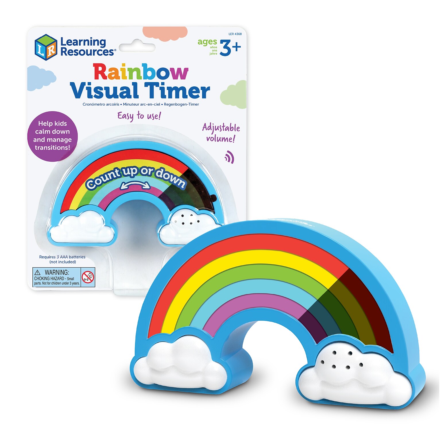 Learning Resources Rainbow Visual Timer (LER4368)