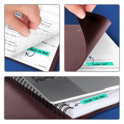 2027 AT-A-GLANCE 8.25" x 11" Weekly Appointment Book, Faux Leather Cover, Wine Stone (70-950-50-27)