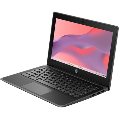 HP Fortis 11 G10 11.6" Touch-Screen Chromebook, Intel Celeron N100, 3.4 GHz, 4GB RAM, eMMC 32GB, ChromeOS, Jack Black