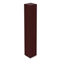 Alera Valencia Series Narrow Profile Bookcase, Six-Shelf, 11.81w x 11.81d x 71.73h, Mahogany