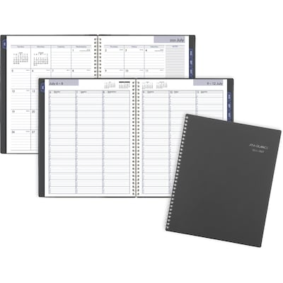 2026-2027 AT-A-GLANCE DayMinder 8.5 x 11 Academic Weekly & Monthly Planner, Plastic Cover, Charcoal (AYC520-45-27)