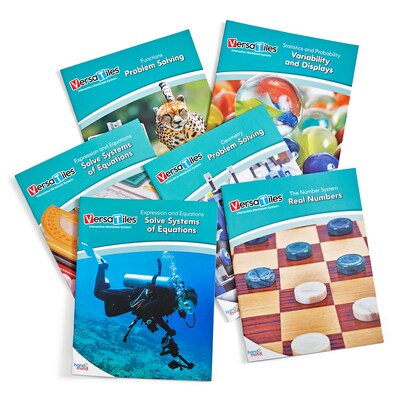 hand2mind VersaTiles Grade 8 Math Classroom Kit (91278)