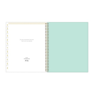 2026 Blue Sky Day Designer Secret Garden 8.5" x 11"  Weekly & Monthly Planner, Plastic Cover, Multicolored (140101-26)