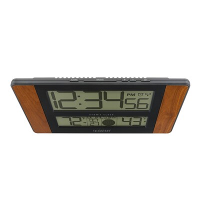 La Crosse Technology Atomic Wall/Table Clock, 6.61 x 11.1 x 1.14 (513-1417CH-INT)
