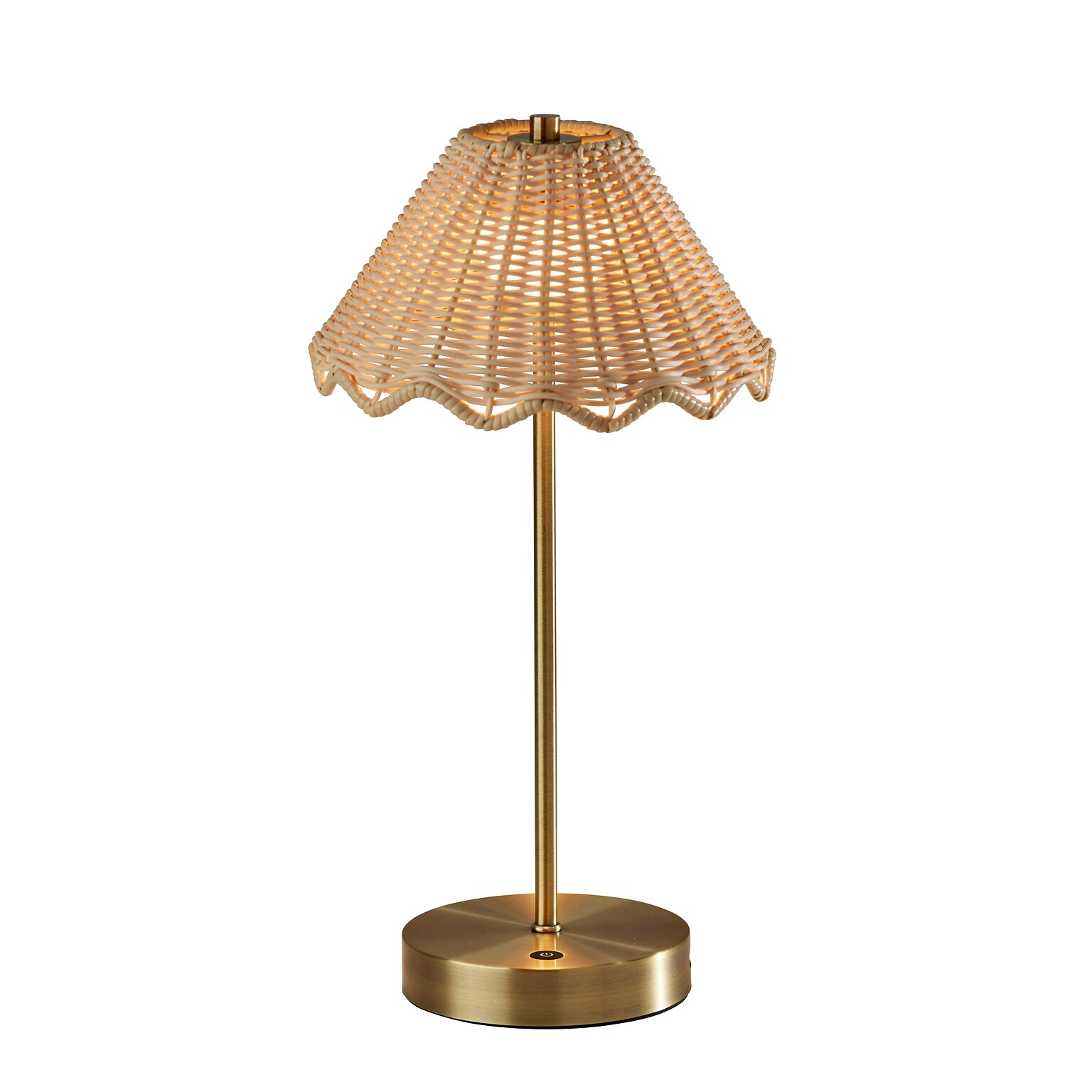 Adesso Stevie LED Table Lamp, Antique Brass (4082-21)