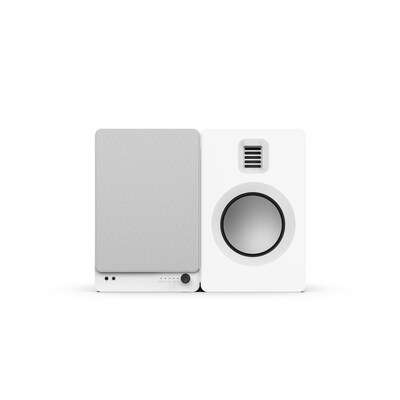Kanto TUK TUKMW 260W Indoor Shelf Speaker, Matte White