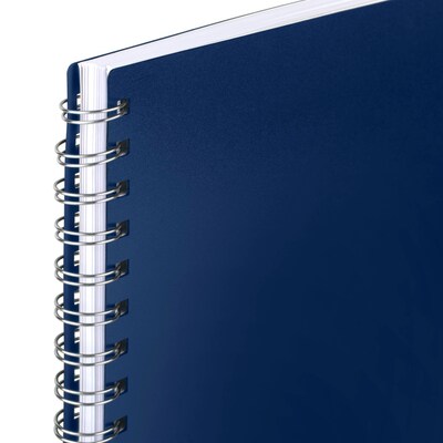 2027 Mead Essentials 9" x 11" Calendar Year Weekly & Monthly Planner, Plastic Cover, Navy (CRW630G2027)