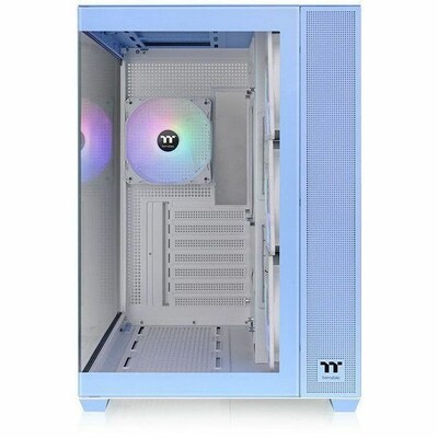 Thermaltake View 380 TG ARGB Mid Tower Gaming Computer Case Hydrangea, Blue (CA-1Z2-00MFWN-00)
