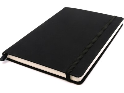 Pukka Pad Professional Notebook, 5.11" x 8.2", College-Ruled, 96 Sheets, Black, 3/Pack (9940-SIG(3))