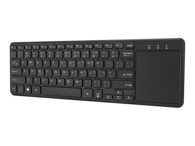 Adesso SlimTouch Wireless Keyboard, Black (WKB-4050UB)