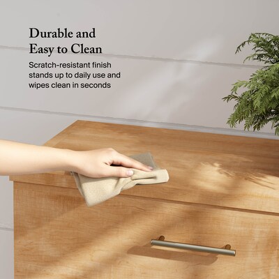 Bush Home Somerset 2 Drawer Lateral File Cabinet, Maple Cross (WC81480)