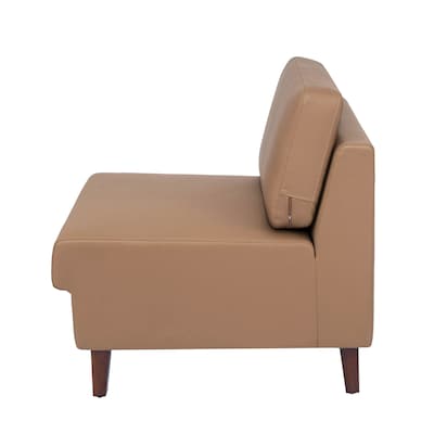 Flash Furniture Hercules Artemis LeatherSoft Middle Reception Chair, Cognac (ZB8921MCOGNAC)