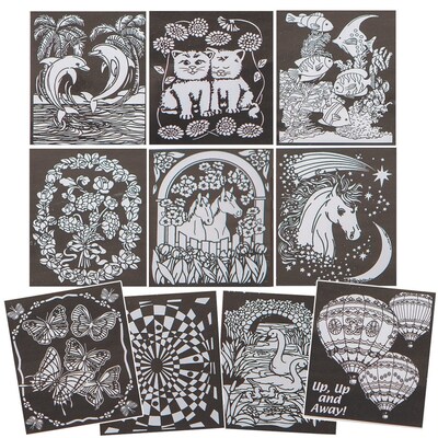 S&S Velvet Art Poster, 8” x 10”, 10/Pack (PS1423)