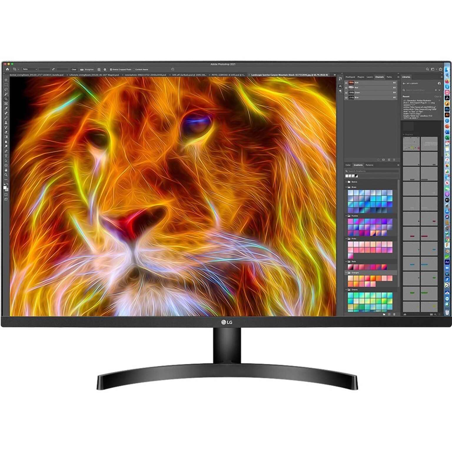 LG 32 4K UHD VA 60Hz AMD FreeSync Monitor, HDR10, Black (32BN50U-B)