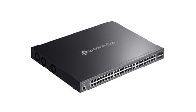 TP-Link Omada 52-Port Gigabit PoE L2+ Managed Switch, 10/100/1000 Mbps, Black (SG3452XMPP)