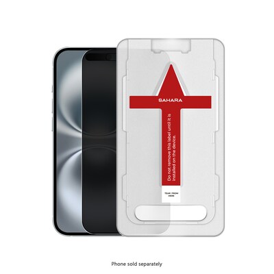 SaharaCase ZeroDamage Anti-Glare Tempered Glass Privacy Filter & Screen Protector for iPhone 17 (ZD00177)