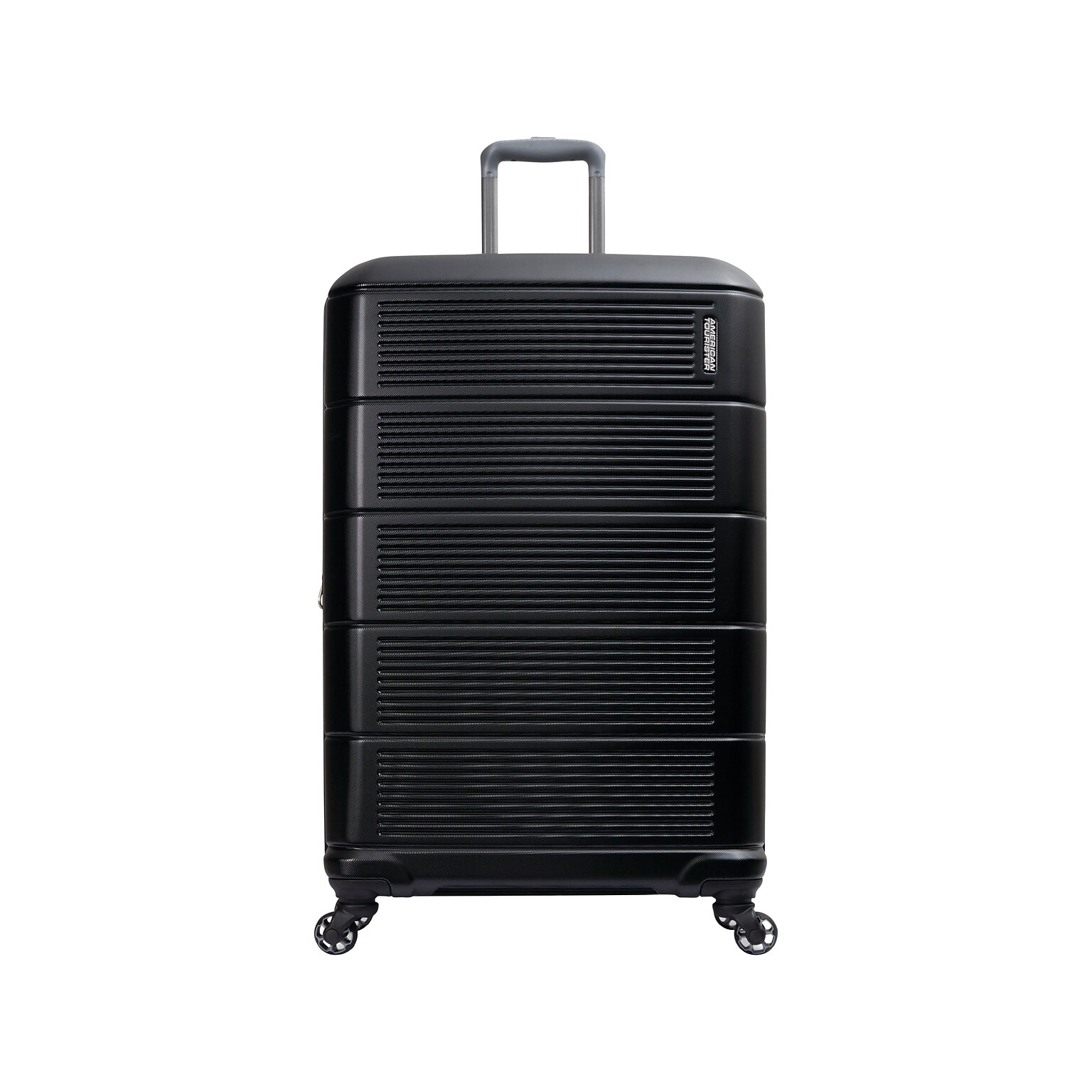 American Tourister Stratum 2.0 32.5 Hardside Suitcase, 4-Wheeled Spinner, Jet Black (142350-1465)