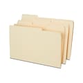 Staples® Heavy Duty File Folder, 1/3-Cut Tab, Legal Size, Manila, 50/Box (ST18362-CC)