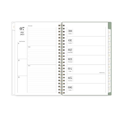 2025-2026 Blue Sky Sincerely Jules Rheanne 5 x 8 Academic Year Weekly & Monthly Planner, Plastic C