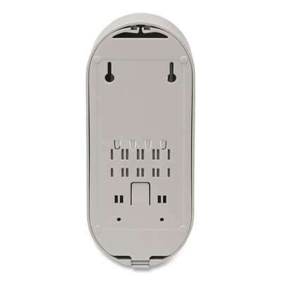 Dial Versa Dispenser for Pouch Refills, 15 oz., 3.75" x 3.38" x 8.75", Light Gray/White, 6/Carton (DIA34055)