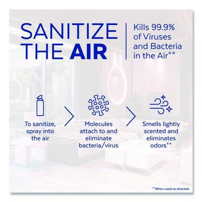 Lysol Air Sanitizer Aerosol, Light Breeze Scent, 10 oz. (19200-99394)