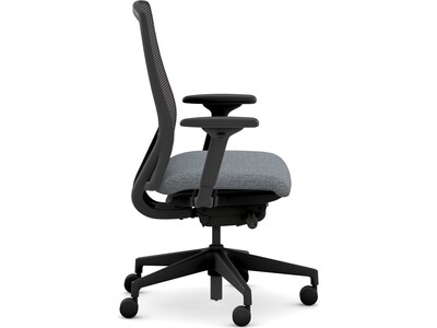 HON Nucleus Fabric/Mesh Swivel Task Chair, Basalt/Black (HNR1KD.Y2.STC.A.H.IM.APX25.BL.SB.T)