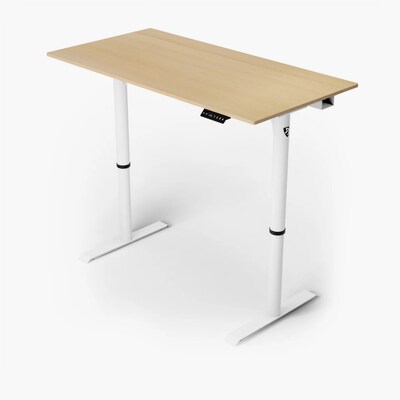 Arozzi Arena Nordico 55W Electric Adjustable Standing Desk, Birch (ARENANRDWTBCH)