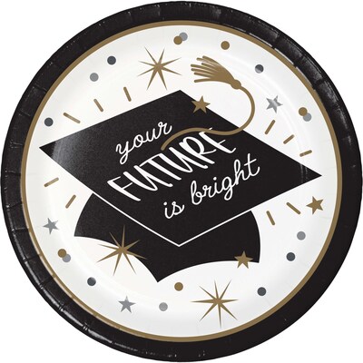 Creative Converting Glowing Grad Party Kit, Serves 8 (DTC9208E4A)