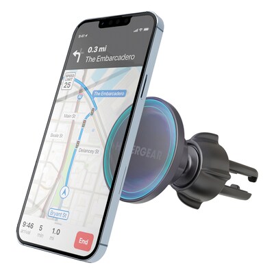 HyperGear Mag Grip MagSafe-Compatible Vent Mount, Black (15982)