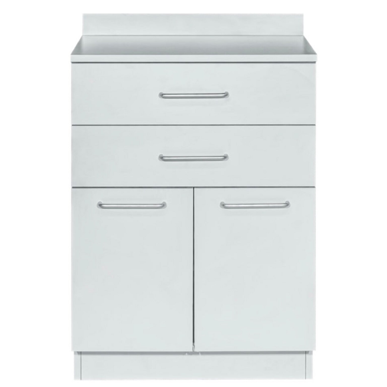 Viva Comfort 36H x 24W Exam Room Medical Cabine, 2-Drawers, Gray (ADIME902-24-GRY)