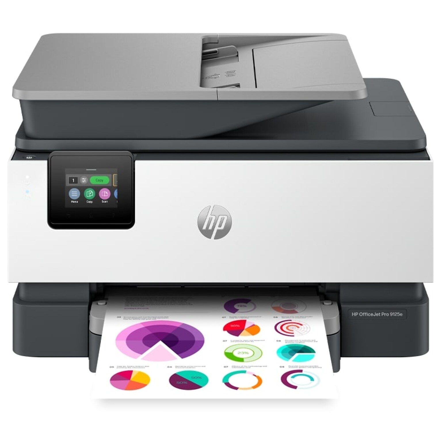 HP OfficeJet Pro 9125e Wireless Color Inkjet Printer, All-In-One, Print, Scan, Copy, Fax (403X0A#B1H)