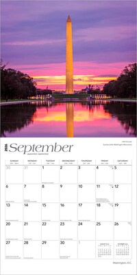 2026 BrownTrout Washington D.C. 12" x 12" Monthly Wall Calendar (9798330706198)