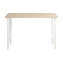 Bush Business Furniture Hustle 48W Computer Desk with Metal Legs, Natural Elm (HUD148NE)