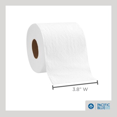 Pacific Blue Select Embossed Toilet Paper by GP PRO, 2-Ply White, 550 Sheets/Roll, 40 Rolls/Case (18240/01)