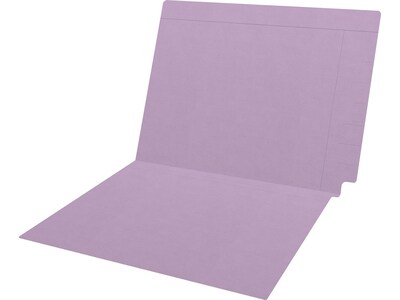 Medical Arts Press Kardex Match Reinforced End Tab File Folder, Straight Cut, Letter Size, Purple, 100/Box (S-09482-PRP)
