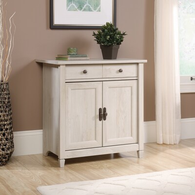 Sauder Edge Water 29H Storage Cabinet, Chalked Chestnut (418794)