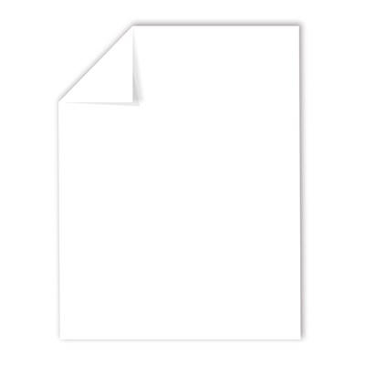 Neenah Exact Vellum Bristol Cardstock, 8.5 x 11, 67 lb., White, 250 Sheets/Ream (80211)