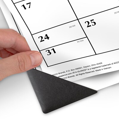 2027 AT-A-GLANCE 21.75" x 17" Monthly Desk Pad Calendar, White/Black (SK1170-00-27)