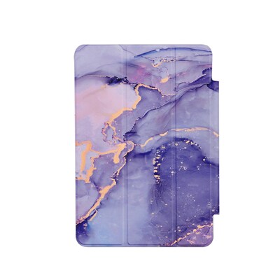 SaharaCase Venture Series Tri-Fold Folio Case for iPad Pro 11 (M4 2024/M5 2025), Purple Marble (TB00395)