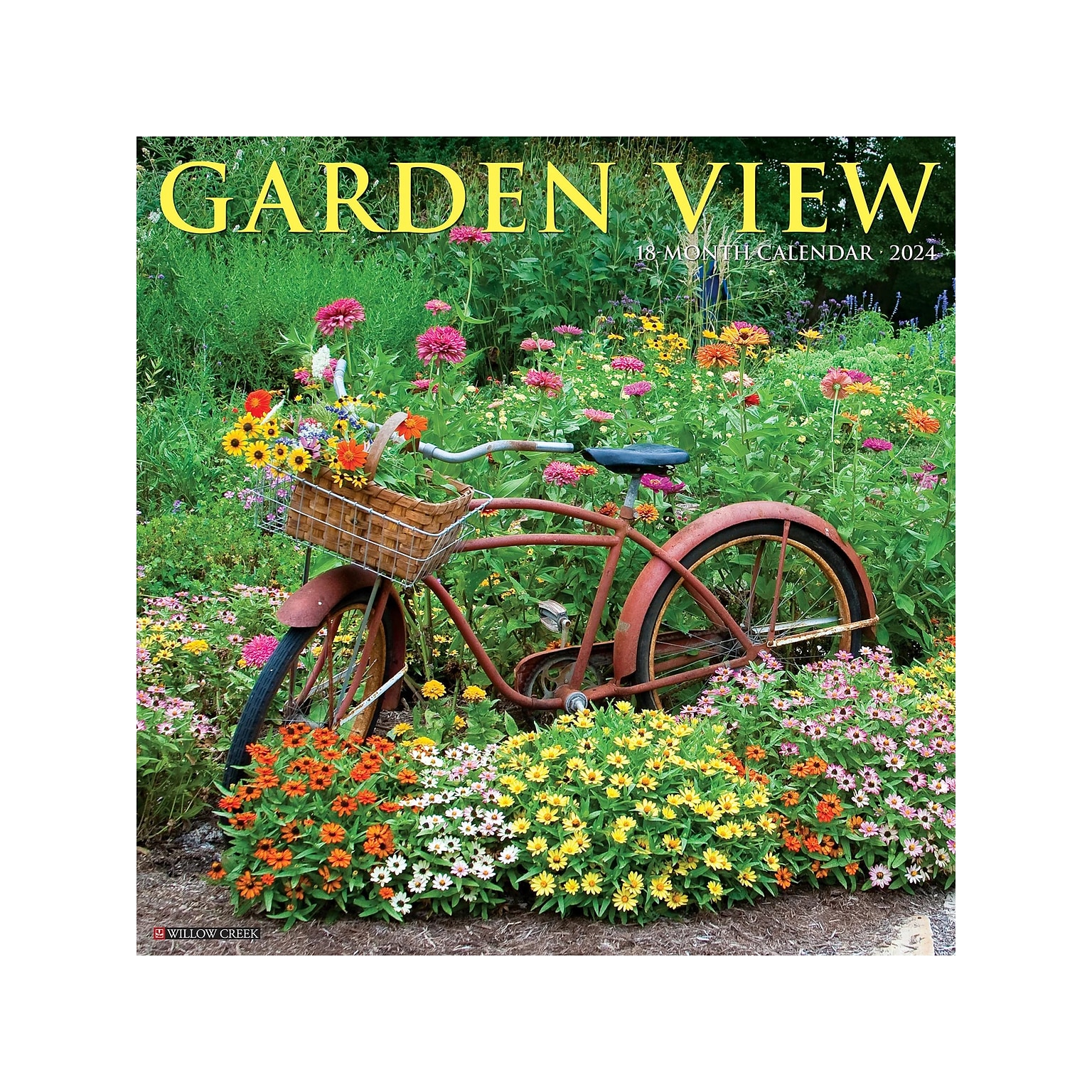 2024 Willow Creek Garden View 12 x 12 Monthly Wall Calendar (33609)