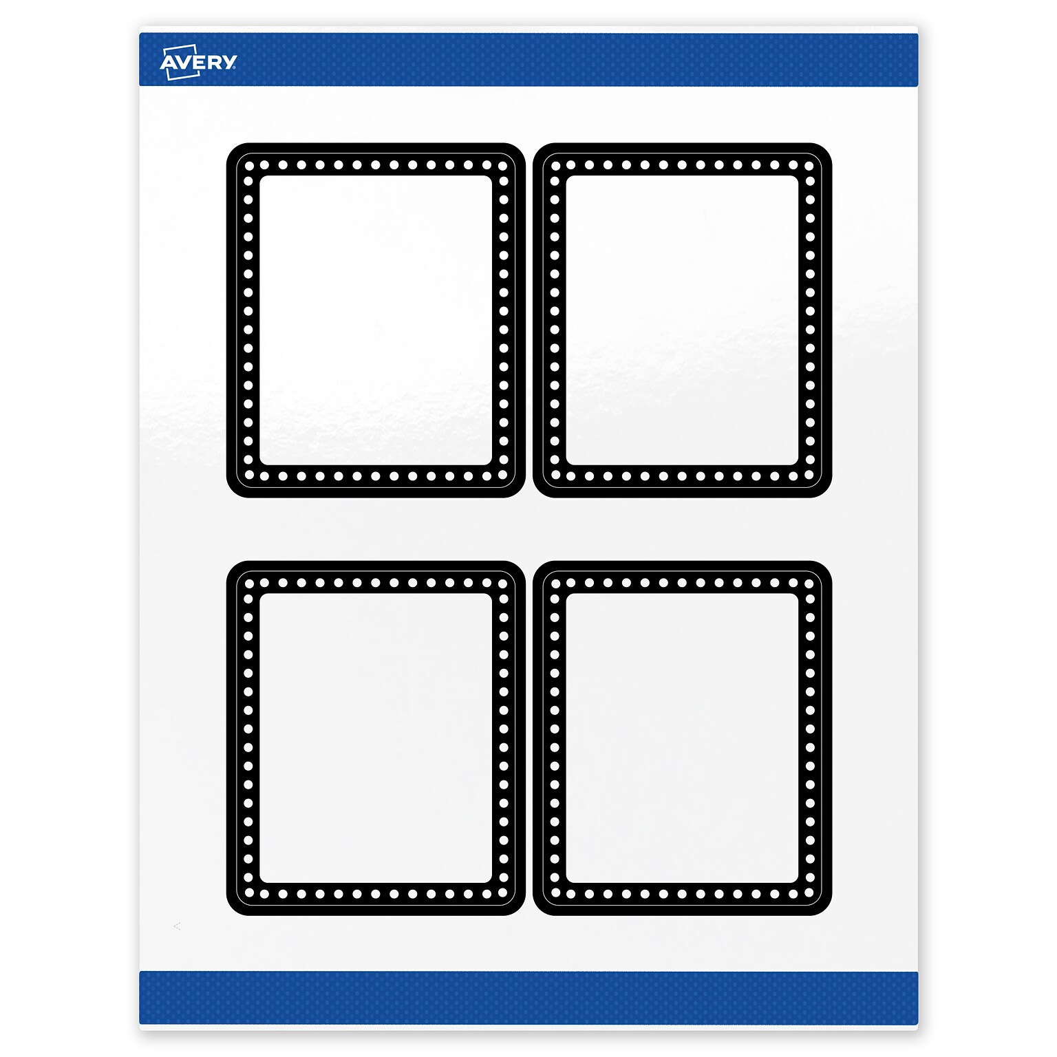 Avery Laser/Inkjet Rectangle Multipurpose Labels, 4 x 3-1/3, White, 40/Pack (S00-DKN)