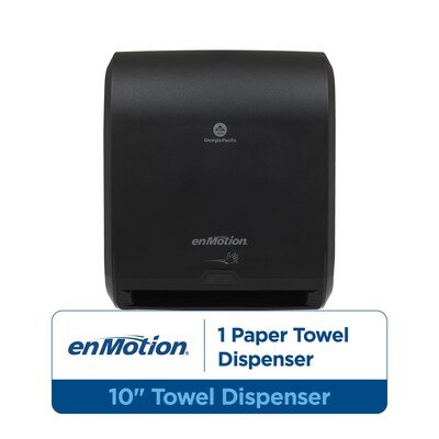 enmotion Automatic Hardwound Paper Towel Dispenser, Black (59462A)