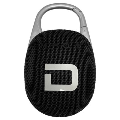 Dolphin Audio Wireless Bluetooth Portable Clip Speaker, Waterproof, Black (CLP-500)