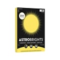 Astrobrights Punchy Pastels 8.5 x 11 Colored Paper, 65 lbs., Lively Lemon, 100 Sheets/Pack (91785)