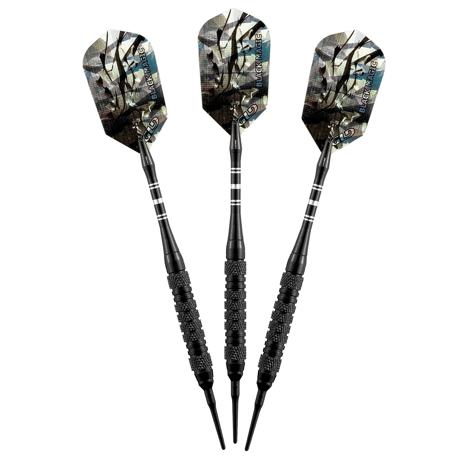 Viper Black Magic Soft Tip Darts 6 Knurled Rings, 18 Grams (20-0412-18)