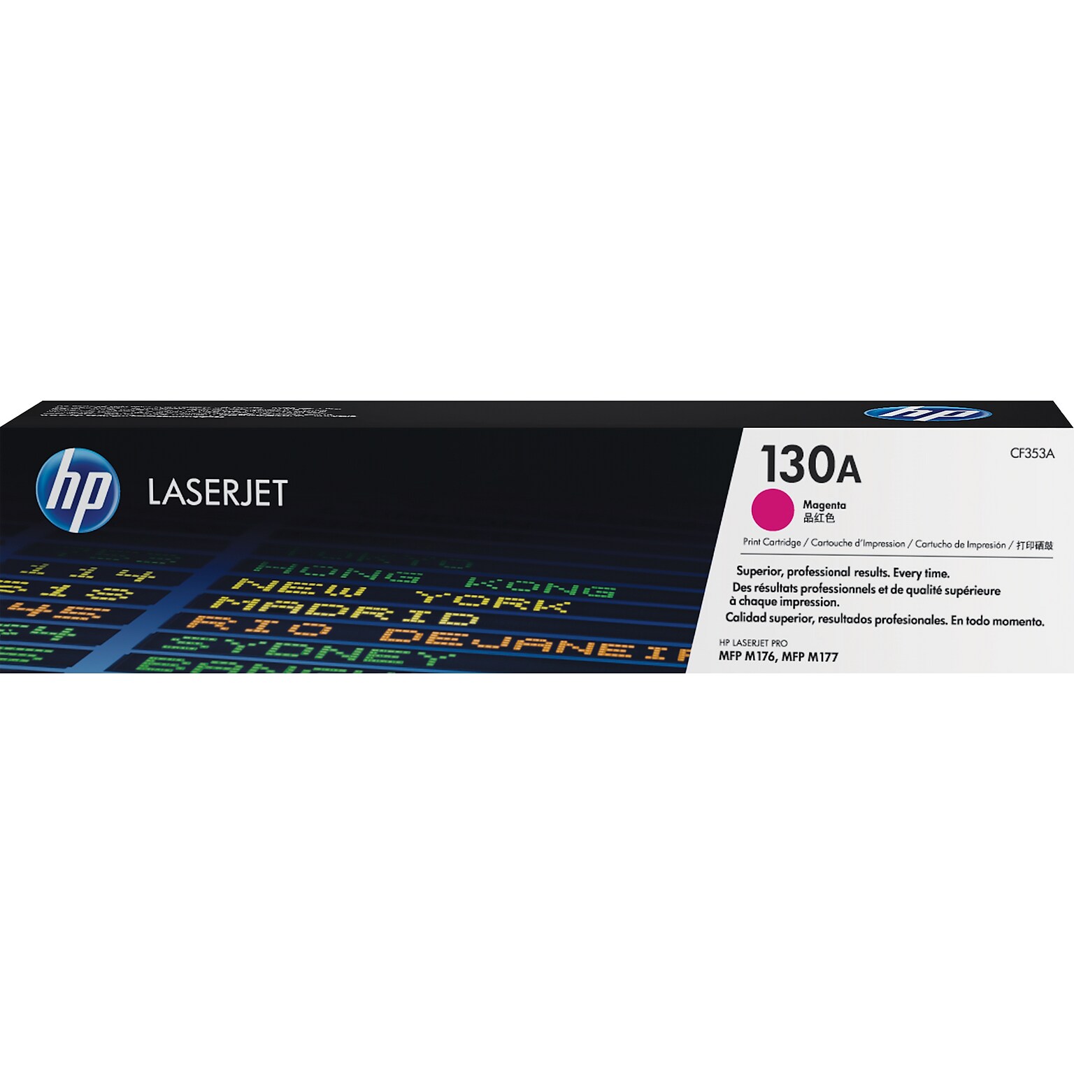 HP 130A Magenta Standard Yield Toner Cartridge, Prints Up to 1,300 pages (CF353A)