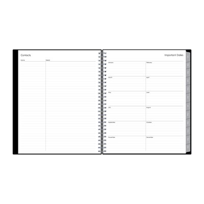 2027 Blue Sky Enterprise 8" x 10" Calendar Year Monthly Planner, Plastic Cover (131794-27)