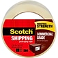 Scotch Commercial Grade Shipping Packing Tape, 1.88 x 54.6 yds., Clear (3750)