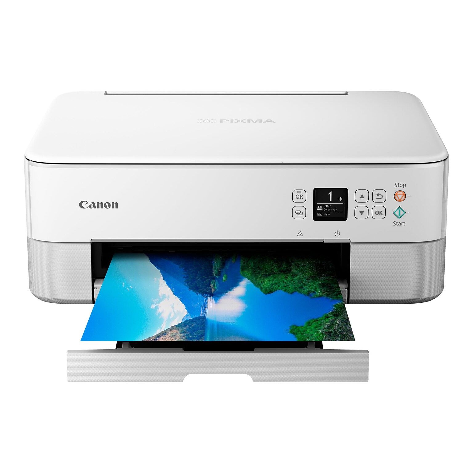 Canon PIXMA TS6420a Wireless Color Inkjet Printer, All-In-One, Print, Scan, Copy (TS6420A WHITE)