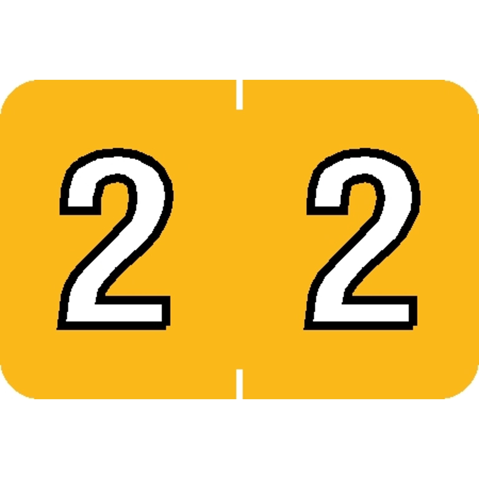 Medical Arts Press Barkley & Sycom Compatible Numeric Sheet Labels; 2